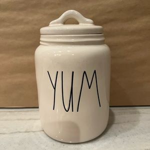 Rae dunn yum small canister